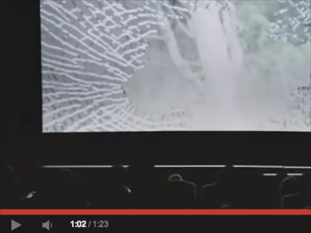 The Volkswagen Ad 'Eyes On The Road' went viral - it shows how cinemagoers in Hongkong were made aware of the dangers of using mobile devices while driving in a very drastic way. (Screenshot Youtube)