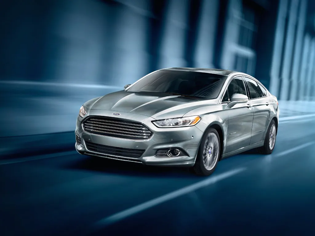The new Ford Fusion Energi not only retracts energy through the wheels, it also can be charged electrically. (Ford)