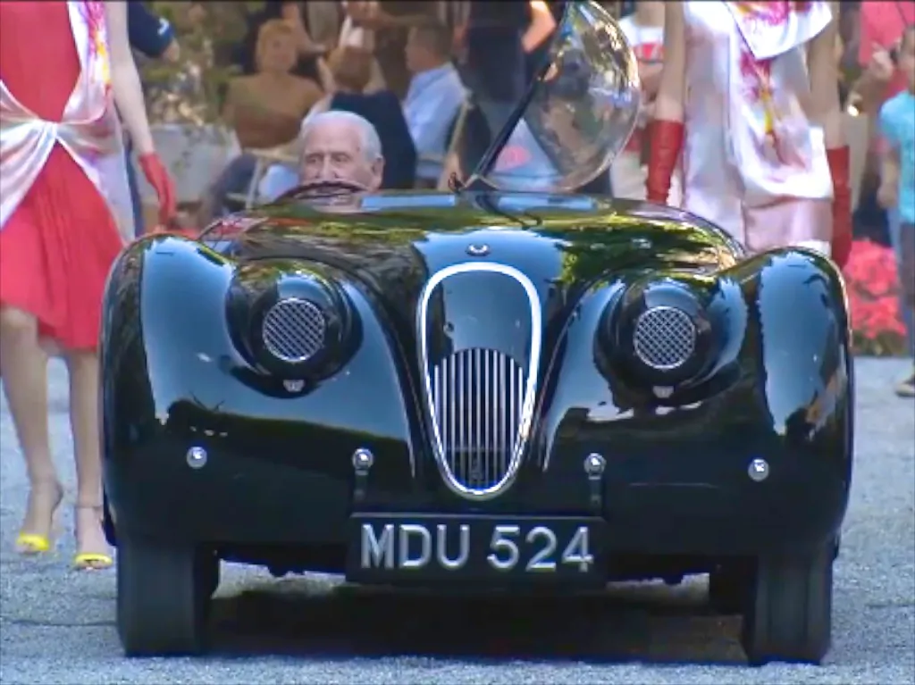 At this year's Concorso d'Eleganza at Villa d'Este in Lake Como, Italy, this Jaguar XK 120 was the top star. (AOL)