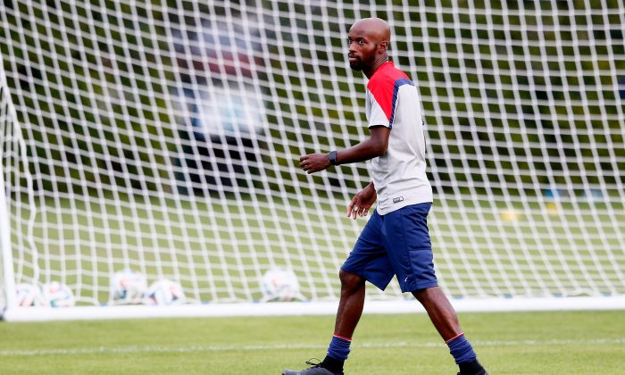  DaMarcus Beasley of the United States works out during training at Sao Paulo FC on June 28, 2014 in Sao Paulo, Brazil. (Kevin C. Cox/Getty Images)