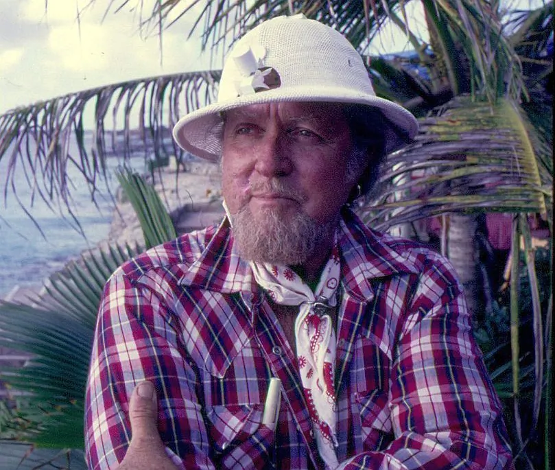 Captain Don Stewart landed on Bonaire in his sinking sailboat in 1962. Dutch authorities told him to make himself useful of leave. He died on Bonaire May 28, 2014, after 52 years of useful life on the island. (John Christopher Fine copyright 2014)