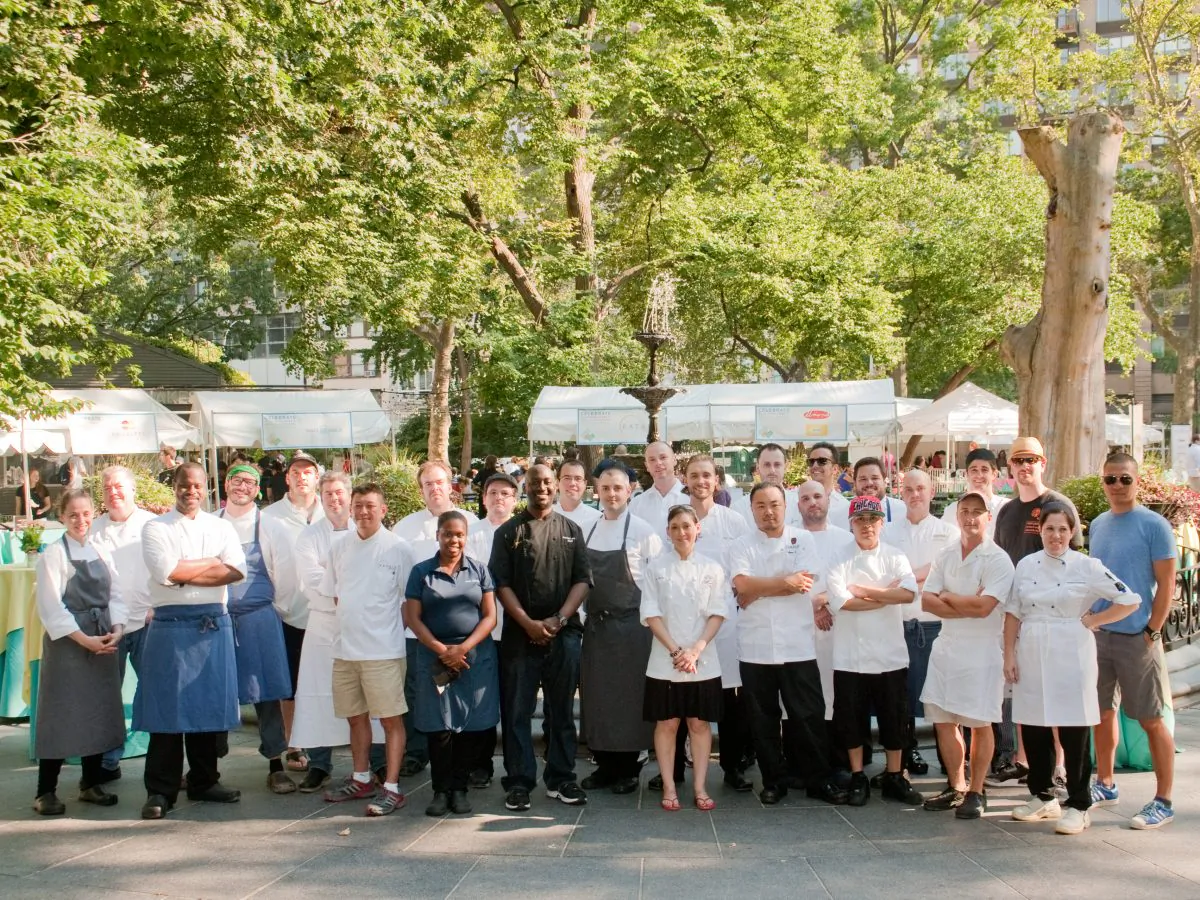 Chefs at last year's Celebrate Flatiron Chefs! (Courtesy of Benjy Swett)
