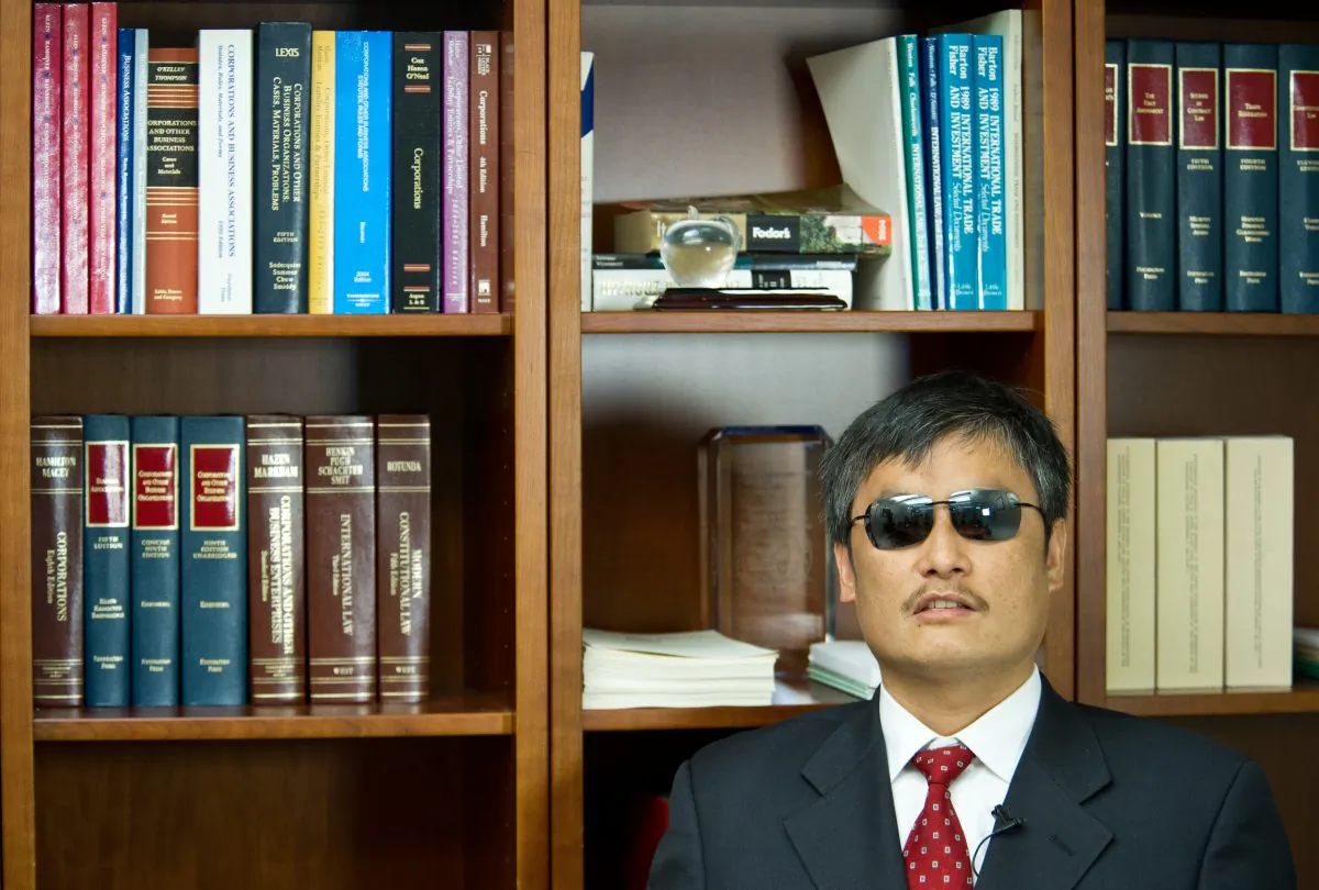 Chen Guangcheng, Chinese human rights activist and target of the notorious 610 Office, in Washington, D.C., April 9, 2013. (Karen Bleier/AFP/Getty Images)