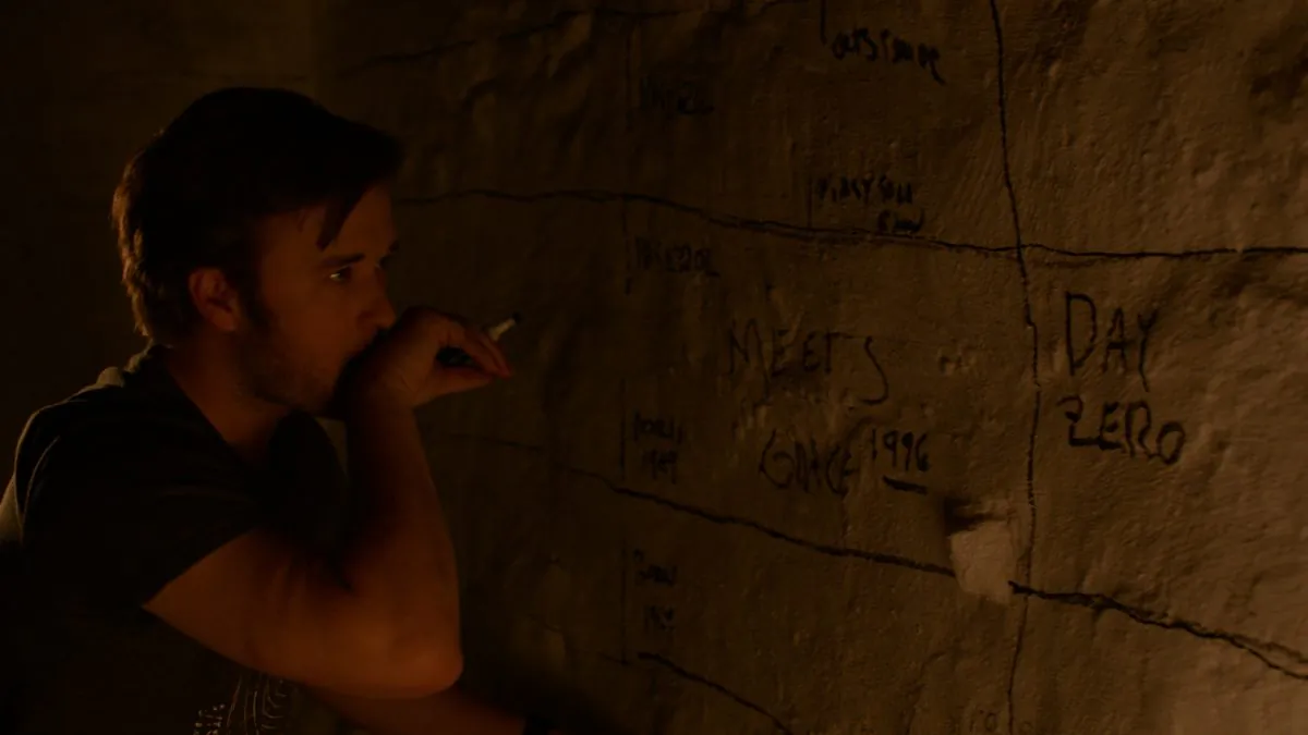 Erol (Haley Joel Osment) tries to figure out how to retrieve his father, who he believes disappeared in a time warp, in the film “I’ll Follow You Down.” (WellGo USA)