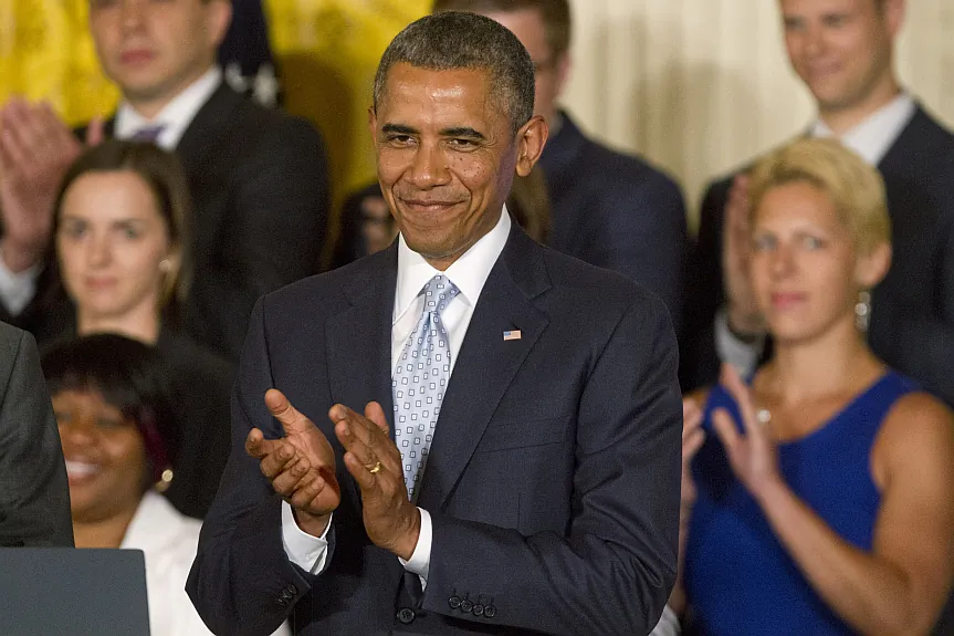President Barack Obama in the East Room of the White House in Washington, Monday. (AP Photo/Jacquelyn Martin)