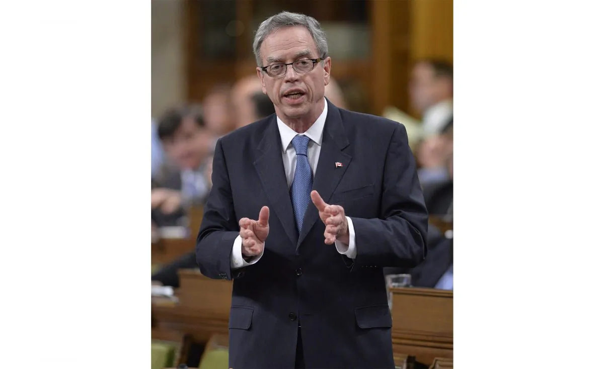 Finance Minister Joe Oliver responds to a question during question period in the House of Commons on in Ottawa on June 9, 2014. Oliver wants provincial governments to continue reducing deficits. (The Canadian Press/Sean Kilpatrick)