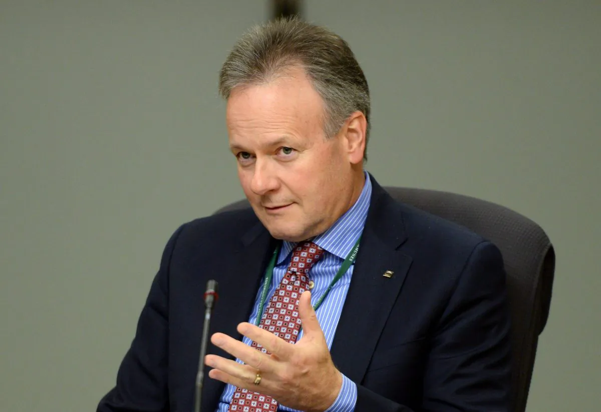 Bank of Canada governor Stephen Poloz is shown at a senate committee meeting in Ottawa on April 30, 2014. Many economists view the central bank as holding rates unchanged for at least another year. (The Canadian Press/Sean Kilpatrick)
