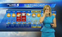 Meteorologist Reacts When Quake Hits During Weathercast (Video)
