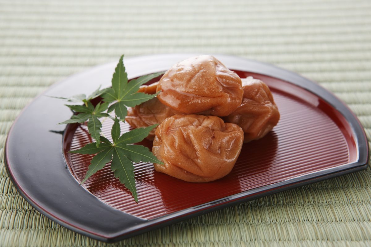 In Japan, the equivalent of the apple a day that keeps the doctor away is the pickled umeboshi.