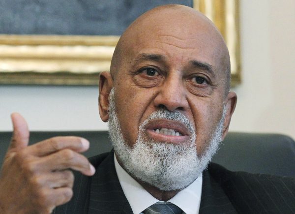 In this May 19, 2010, photo US Rep. Alcee Hastings, D-Fla., speaks on Capitol Hill in Washington. As a federal judge, Hastings was acquitted in a jury trial on bribery charges but impeached by the US Senate in 1989 on related allegations. He was not barred from holding public office in the future. In 1992, Hastings was elected to the US House of Representatives to represent a Florida district. He is currently serving his 11th term. (AP Photo/Manuel Balce Ceneta)