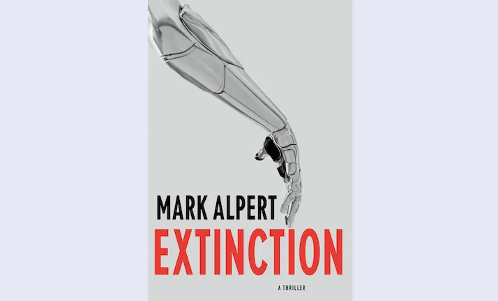 The cover of "Extinction" by Mark Alpert. (Courtesy of the author)