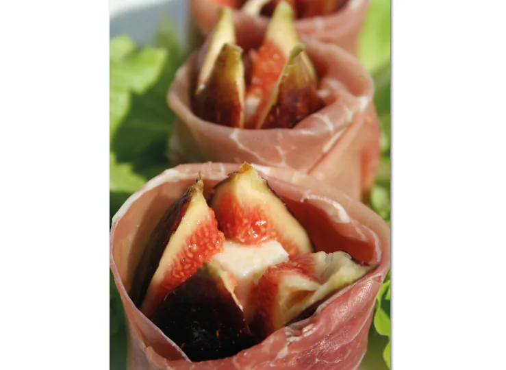 San Daniele with fig and pecorino roses. (Courtesy of Principe)