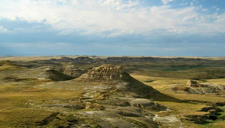 Badlands in Grasslands National Park. (McGill University)