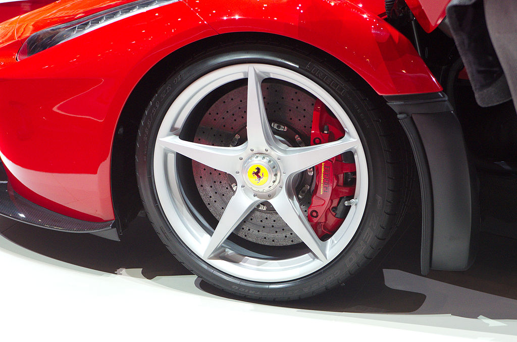 Front wheel of LaFerrari