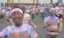 Thousands Turn Out at Wembley for Color Run (Video)