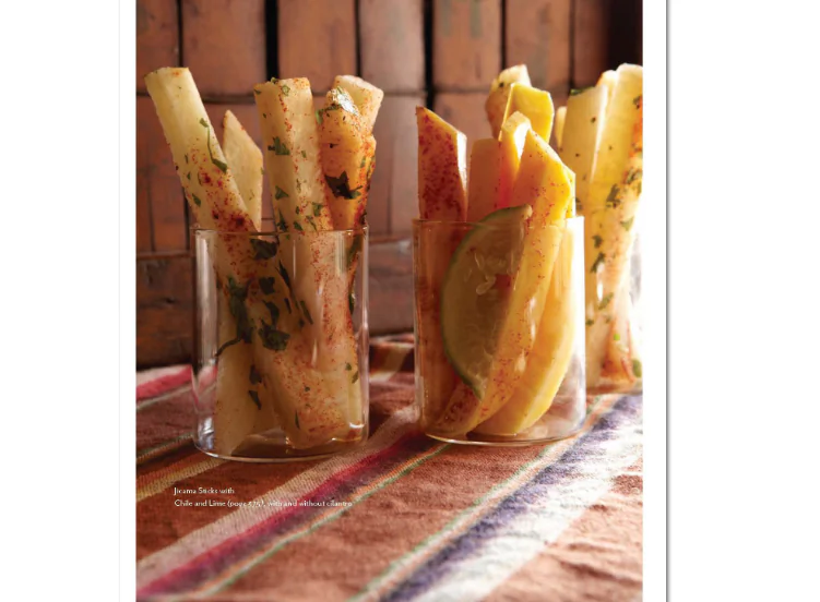 Jicama sticks with chile and lime. (Gentl & Hyers)
