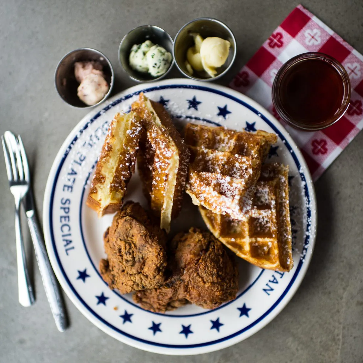 Chicken & waffles. (Courtesy of Sweet Chick)