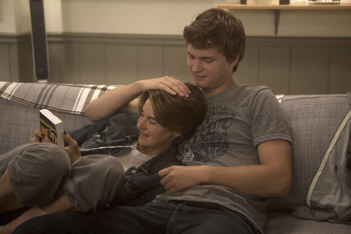 Hazel (Shailene Woodley) and Gus (Ansel Elgort) in “The Fault in Our Stars.” (James Bridges/Twentieth Century Fox Film)
