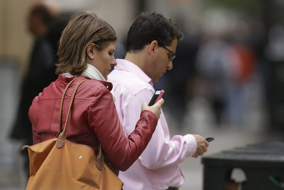 Although charges are coming down for Canadian cellphone users, they remain substantially higher compared to many other countries. (AP Photo/Ben Margot, File)