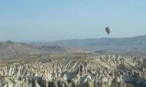 Flying a Hot Air Balloon in Cappadocia, Turkey