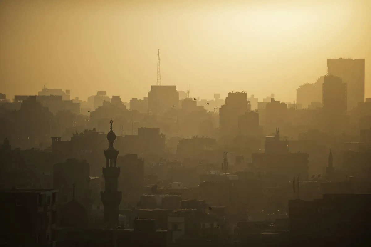 A general view of Cairo's skyline and landscape is seen at sunset on July 13, 2013. (Gianluigi Guercia/AFP/Getty Images)