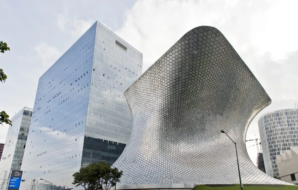 General view of the headquarters of the Carso Group and Soumaya museum of Mexican tycoon Carlos Slim, in Mexico City, on August 30, 2013. (Ronaldo Schemidt/AFP/Getty Images)