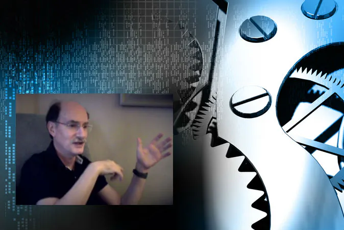 Left: Dean Radin (Screenshot/metaRising/YouTube) Background image via Shutterstock*