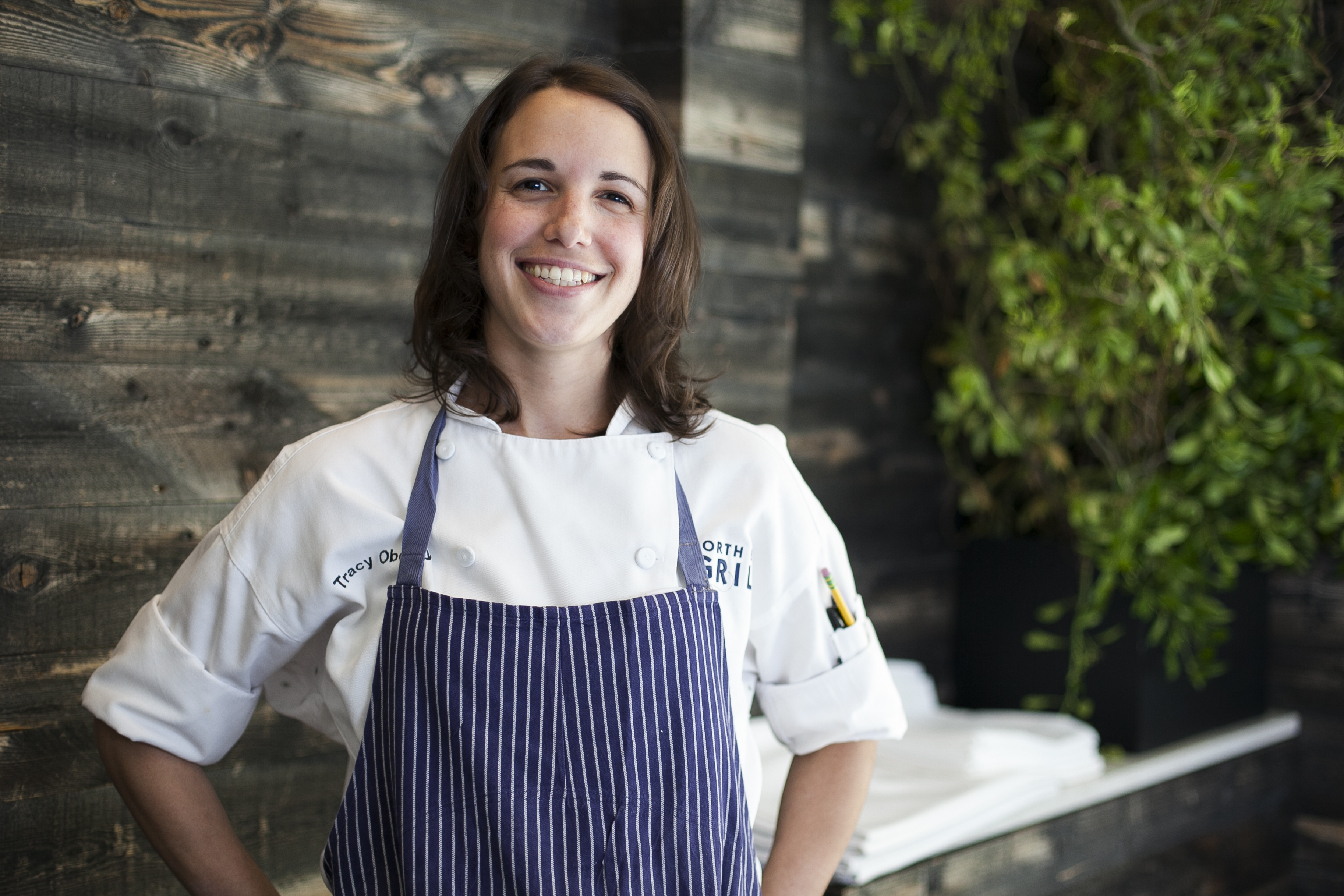 Pastry chef Tracy Obolsky at North End Grill in June 2014. (Samira Bouaou/Epoch Times)