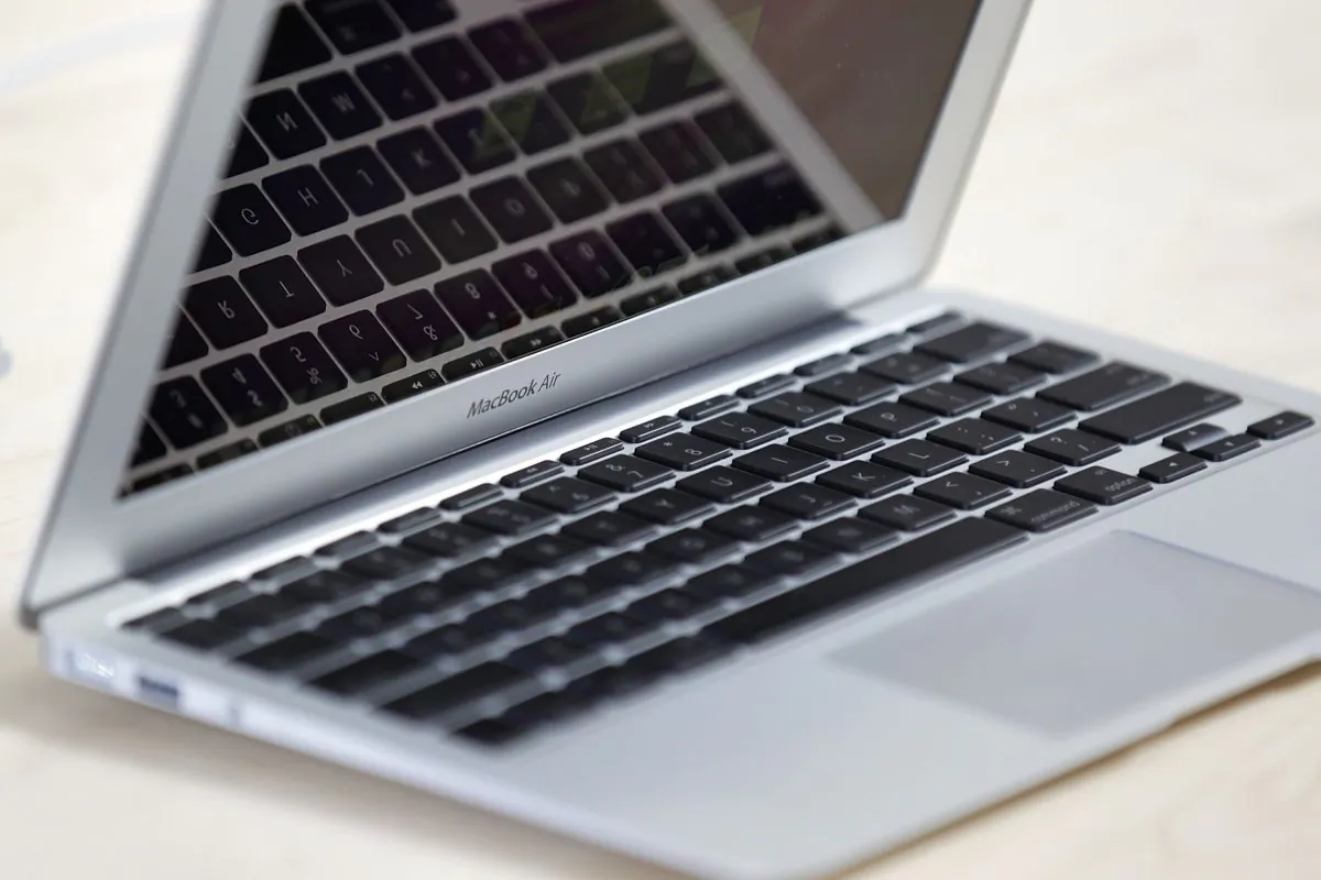 The new 11-inch MacBook Air is displayed at the new Apple Store during a media preview on October 21, 2010 in Chicago, Illinois. (Brian Kersey/Getty Images)