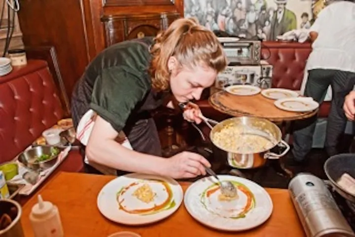 Chef Nicole Karr at Culinary Fight Night (Nicole Karr)