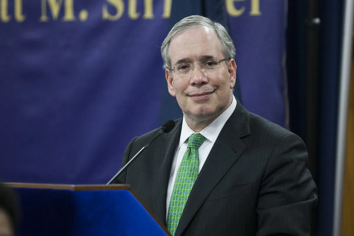 New York City Comptroller Scott Stringer at Mount Carmel Baptist Church in Far Rockaway, N.Y., May 20. A report released Wednesday by Stringer's office indicates that every third school was over 100 percent of its capacity according to 2012 data. (Samira Bouaou/Epoch Times)
