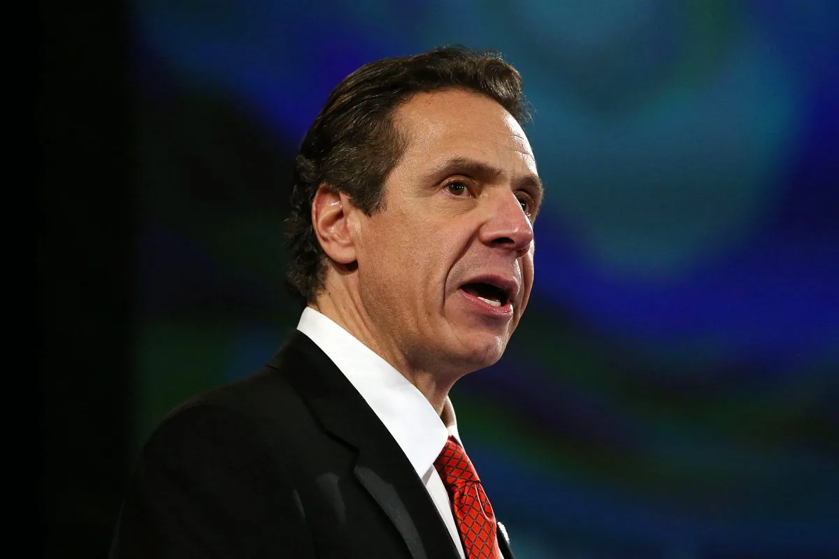 New York Gov. Andrew Cuomo giving the annual State Of State Address on January 8, 2014. (Spencer Platt/Getty Images)