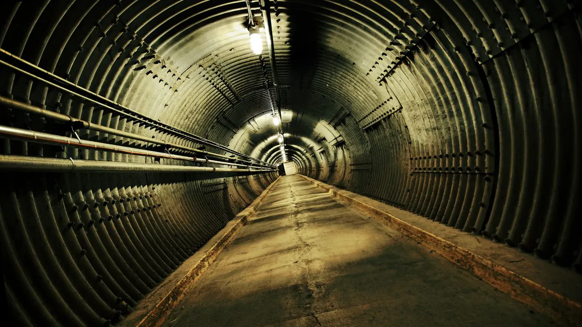 The Blast Tunnel at the Diefenbunker. (Diefenbunker: Canada's Cold War Museum)