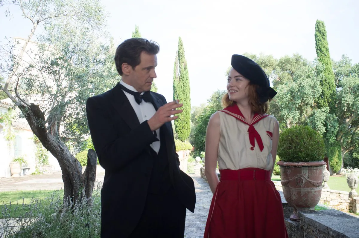 Colin Firth and Emma Stone in “Magic in the Moonlight.” (Sony Pictures Classics)