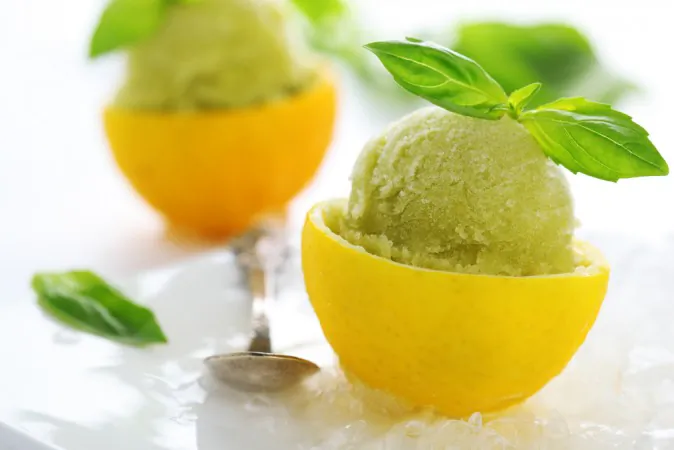 Lemon Basil Sorbet (Shutterstock*)