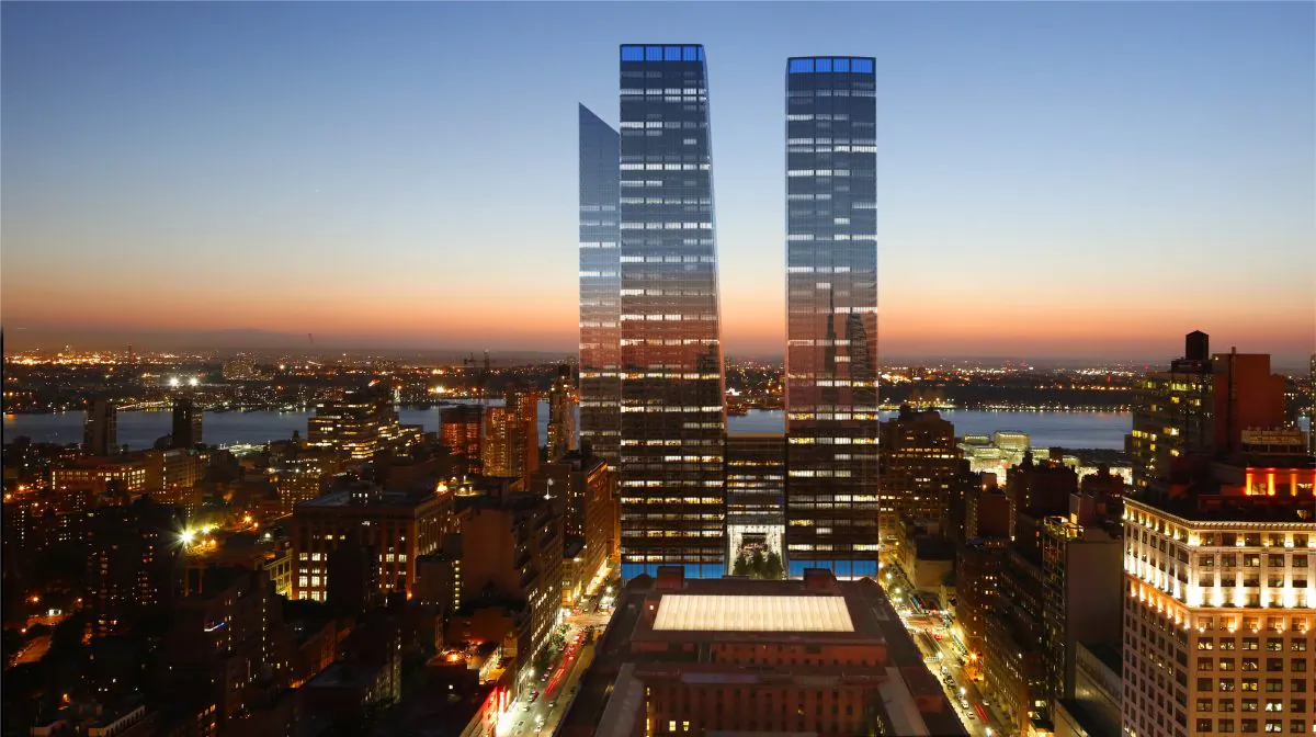 A rendering of the finished 7 million square-feet Manhattan West development. (Courtesy of Brookfield Properties)