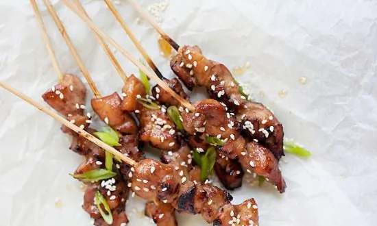 Recipe: Honey Sesame Chicken Skewers