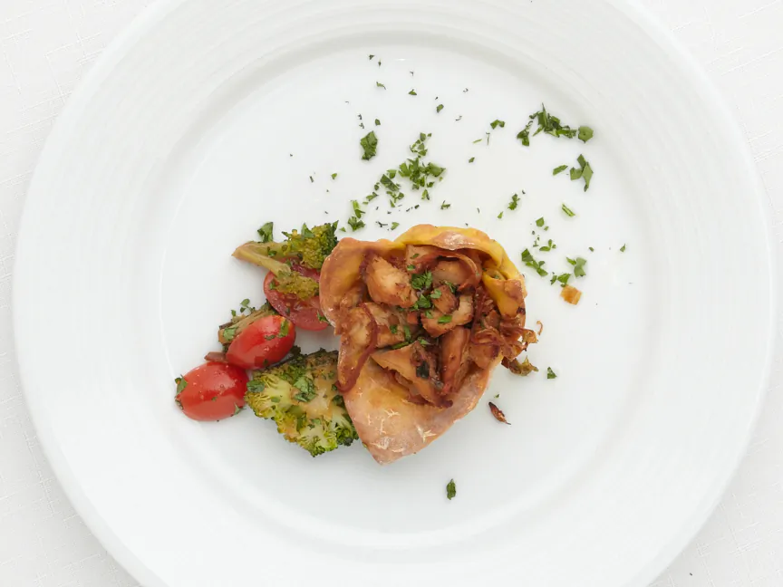 Mike’s Chicken and Vegetable Dumpling Cups. (White House)