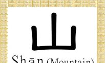 Chinese Character for Mountain: Shān (山)