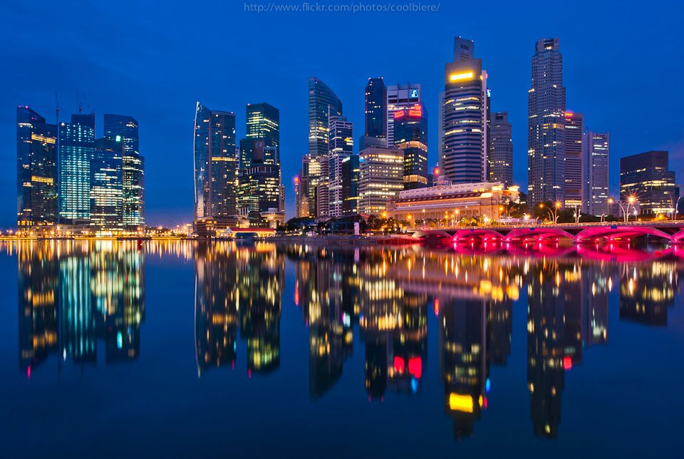 Still river reflection in Hong Kong (CoolBeiRe)