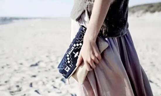 Going Geometric With Handmade Clutches From Etsy