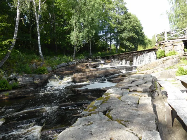 The fish ladder at Melltorp Sawmill at Hyssna in Sweden may not gat a new licence under proposed new EU legislation. (Barbro Plogander/Epoch Times)