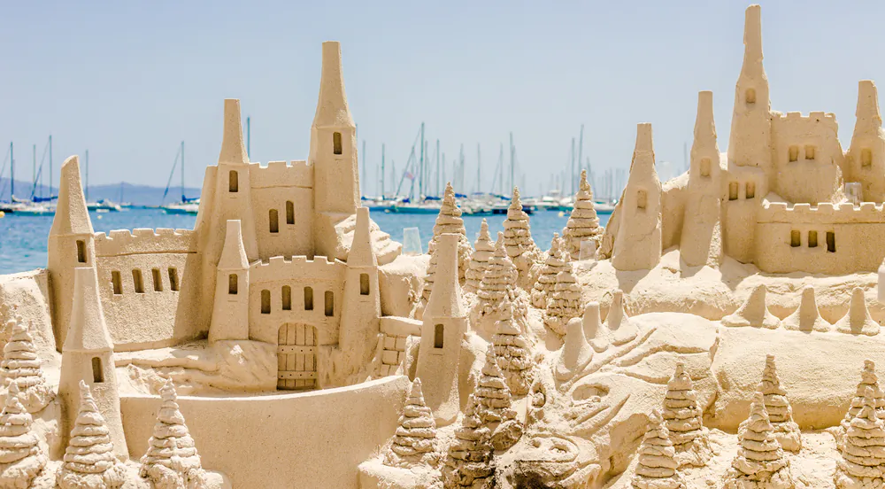 Sand castle. (*Shutterstock)
