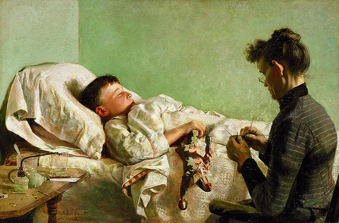 Pulling a sickie without Google. (J. Bond Francisco 1890s, CC BY)