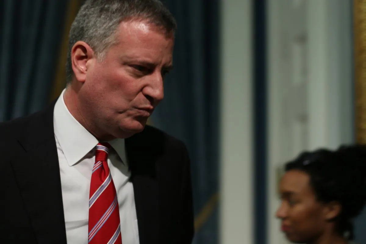 New York City Mayor Bill de Blasio (Allen Xie)