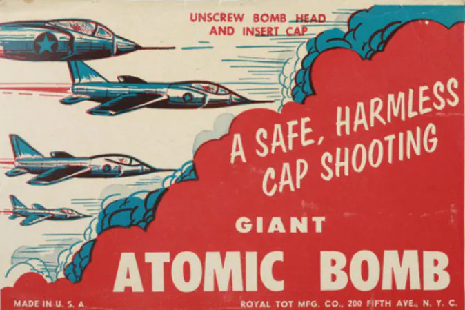 Anything but safe and harmless, nuclear weapons have the potential to produce incomprehensible destruction. (Photo: Royal Toy Manufacturing Co./Wikimedia)