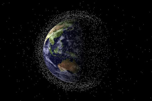 Plenty of space junk out there. (EOS Space Systems)