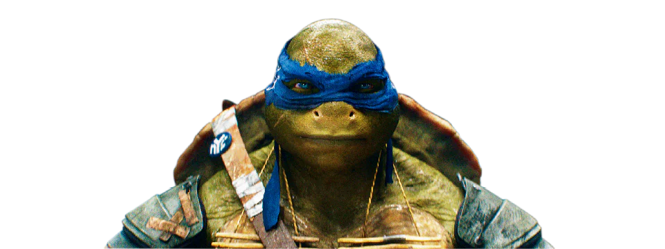 Johnny Knoxville voices Leonardo in “Teenage Mutant Ninja Turtles.” (Paramount/Nickelodeon)