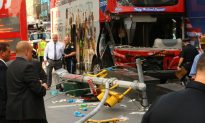 Theater District Tour Bus Crash Injures 14