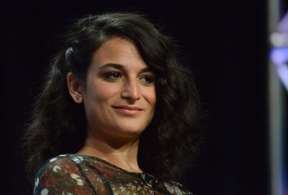 Jenny Slate appears on stage during the "Married" panel at the The FX 2014 Summer TCA held at the Beverly Hilton Hotel on Monday, July 21, 2014, in Beverly Hills, Calif. (Photo by Richard Shotwell/Invision/AP)